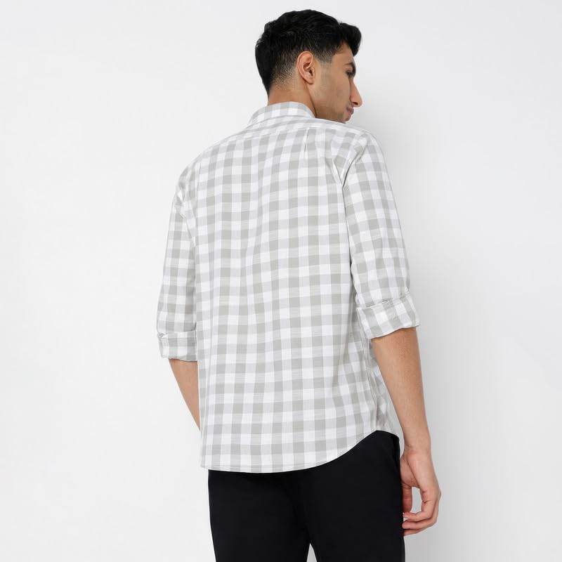 Image of Mens Striped Slim Fit Cotton Casual Shirt | Full Sleeves Mens Shirts | Stylish Shirt for Men