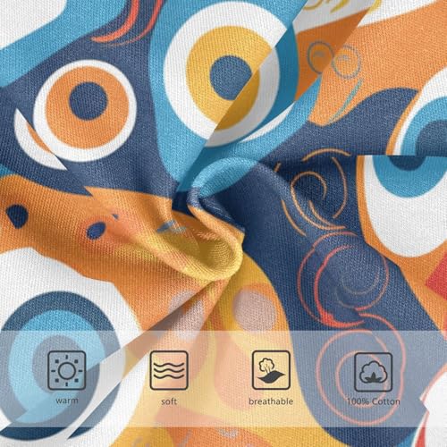 KLL Evil Eye Circle Toddler Boys Cotton Underwear Breathable Children Undies3