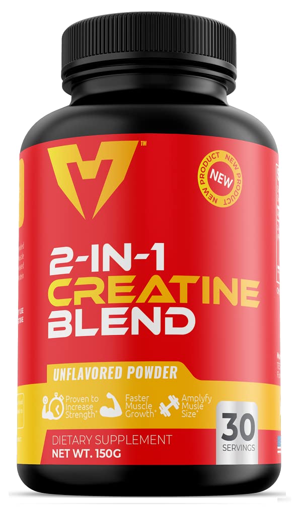 Muscle Envy 2-in-1 Creatine-Unflavored-The King of Creatine Leading to Massive Gains, Special Blend of Creatine Formulated...