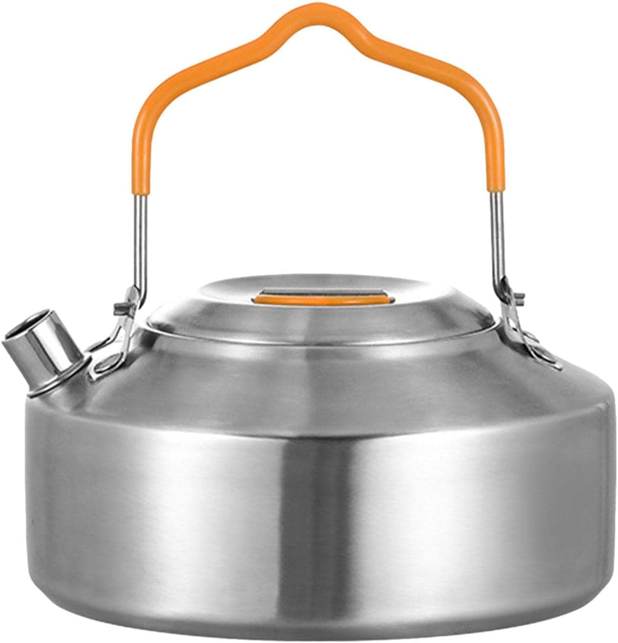 Camping Tea Kettle, 1L Whistling Stovetop Tea Kettle