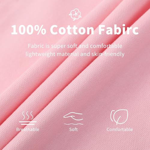 3-Pack Girls Crewneck Sweatshirt Long Sleeve Cotton Pullover Tops Thin Sweatshirt for Kids（2-12 Years)2