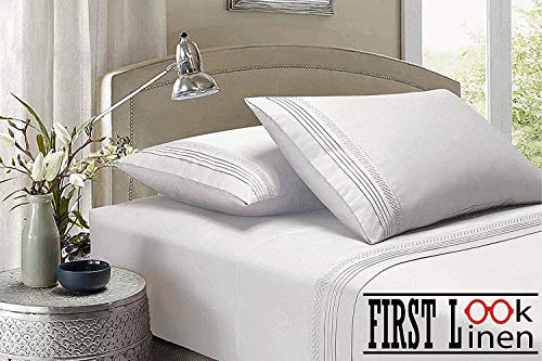 100% Egyptian Cotton Bed Runner 1-Piece (1 Bed Runner) 600Tc Soft Fade-Resistant Easy Care Decorative Bed Scarf King Size (102" X 18"), Navy Blue #TOP4