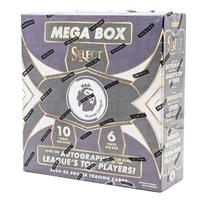 2024–25 Panini Select Premier League Mega Box – Official EPL Soccer Trading Cards – Retail Exclusive Parallels, Inserts & Rookie Cards