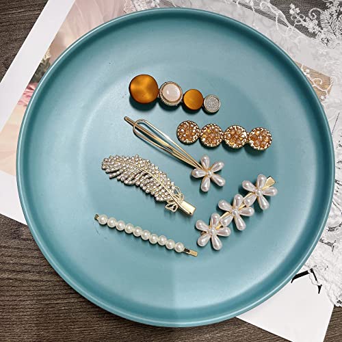 Mehayi 20 Pcs Hair Accessories For Decorative Party Wedding, Pearl Hair Clips Set Fashion Korean Acrylic Resin Hair Barrettes thumb #4