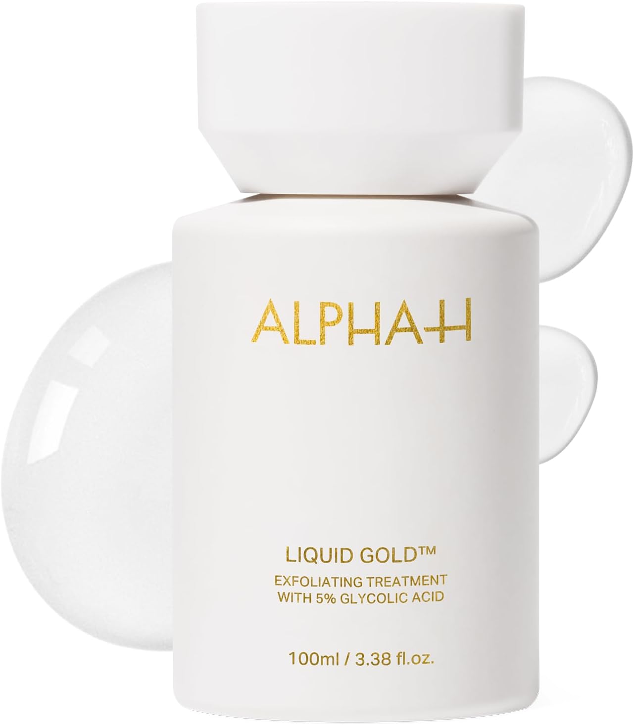 Alpha-H Liquid Gold Exfoliating Treatment 5% Glycolic Acid 100ml - Brighten, Even Tone, Smooth Texture, Reduce Appearance of Fine Lines - At-Home Skin Renewal for All Skin Types
