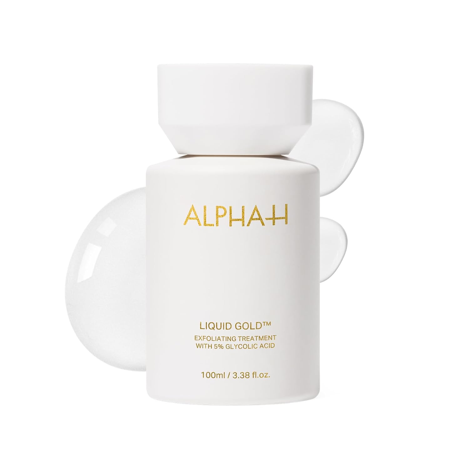 Alpha-H Liquid Gold Exfoliating Treatment 5% Glycolic Acid 100ml - Brighten, Even Tone, Smooth Texture, Reduce Appearance of Fine Lines - At-Home Skin Renewal for All Skin Types