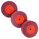 Abrasive Wheel - (4.0 Dia. x 1.187 Thickness) - (400 Grit) - (3 Pack)