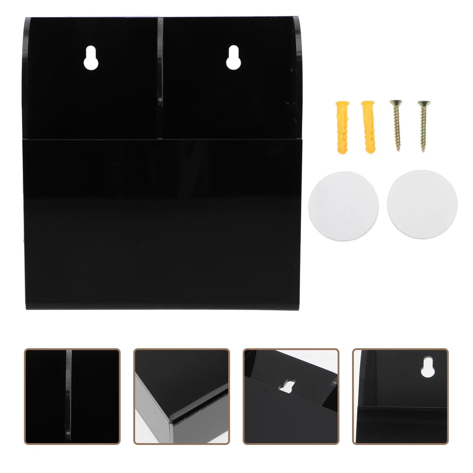 Caja de almacenamiento for mandos a distancia, organizador medios for el hogar, soporte for controlador, estante, Control remoto escritorio Para Sala De Estar