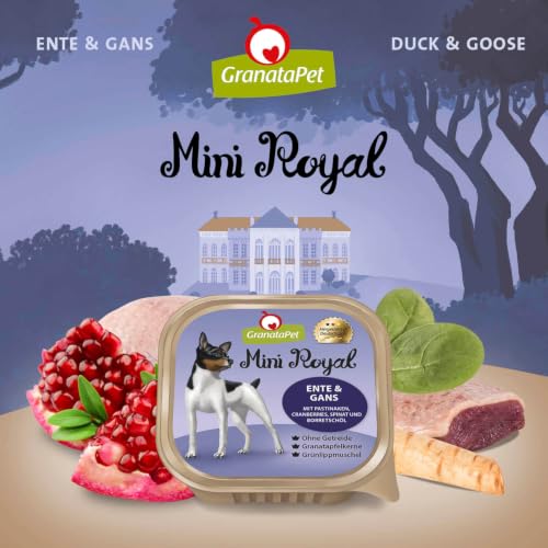 GranataPet Mini Royal Ente & Gans, 11 x 150g, mit Pastinaken, Cranberrys