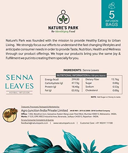 Image of Nature's Park Rose Petals Herbal Infusion+Senna Leaves (Sonamukhi)+Turmeric+Tulsi Leaves Tisane Herbal Infusion USDA Certified (Pyramid Infusion Bags 5)
