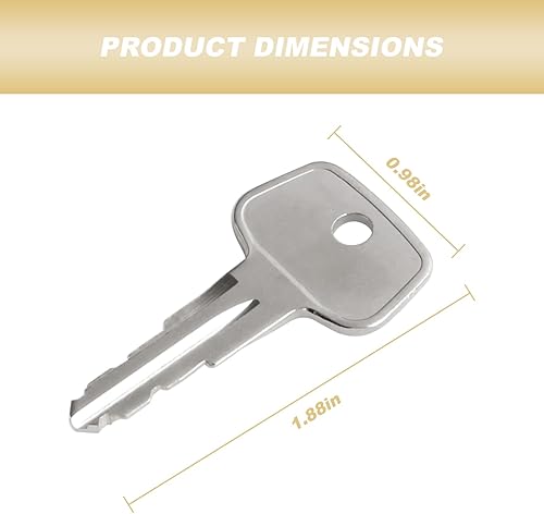 Miniatura 3 de A134 SKS - Llave para portaequipajes de techo, llaves de repuesto para esquí Yakima SKS, caja de carga, techo, portaequipajes y barras transversales