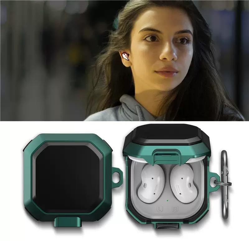 Image of Silicone Case Cover Compatible with Newly Launhed Samsung Galaxy Buds Core (2025) (Armor Black)