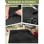 innhom 12/24/48 Tiles Gym Flooring Gym Mats Exercise Mat for Floor Workout Mat Foam Floor Tiles for Home Gym Equipment Garage - Image 2