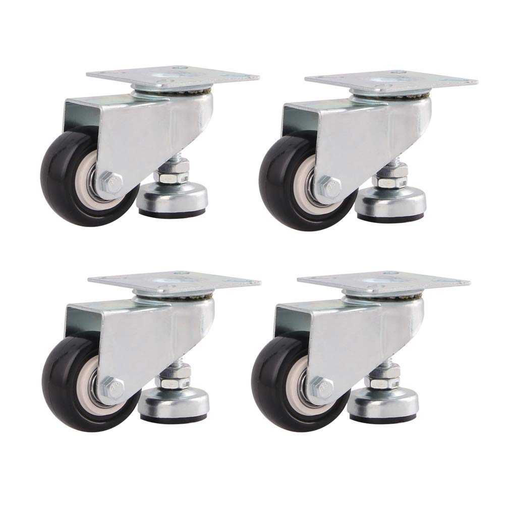Pieds pivotants universels lot de 4 roues de rechange pour meuble de transport 240 kg