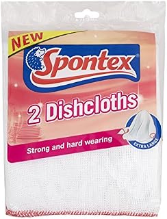 Spontex Dishcloths, 2 Count (Pack of 1)