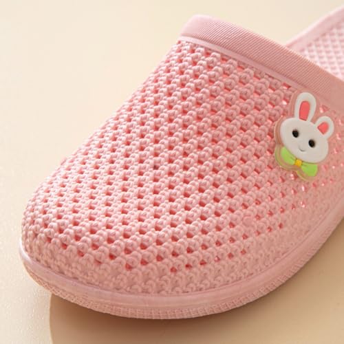 Bunny Slippers Bathroom Slippers Cave Flip-flops Flat Top Slippers Female Soft Sole Non-slip Indoor and Outdoor Wear Casual3