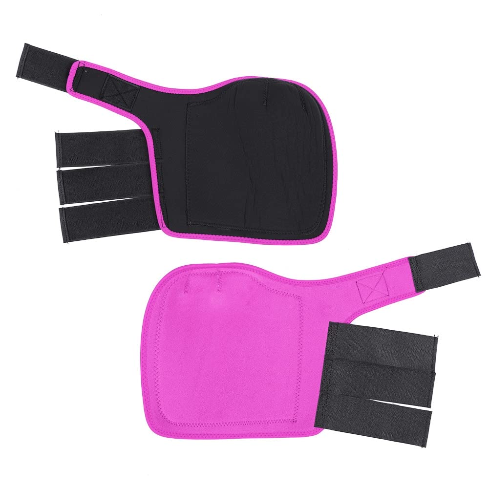 Envolturas ajustables para patas de caballo, soporte de férula para patas de caballo, soporte de protección para botas de caballo, accesorio ecuestre, 2 piezas (color: