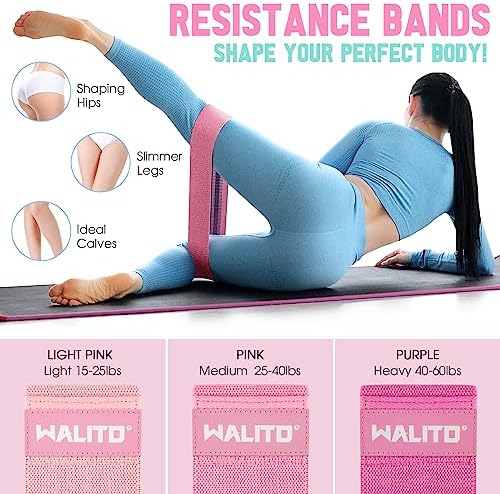 available in light pink, pink, or purple depending on how much resistance you want.