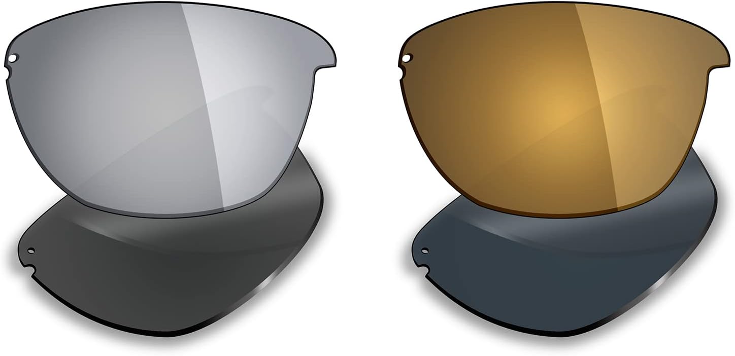 Mryok 2 Pair Polarized Replacement Lenses for Oakley Unstoppable Sunglass - Options