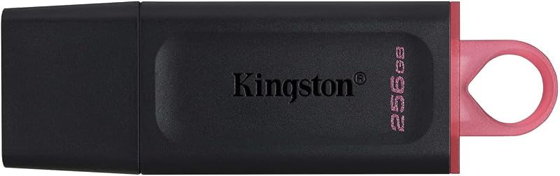 Unidad flash USB 3.2 DataTraveler Exodia de 256 GB DTX/256 GB, negro | Almacenamiento de datos y transferencia de archivos con 256 GB de capacidad y velocidades USB 3.2 Gen 1