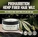 PROHAIRBITION Hemp Fiber Hair Wax Strong Hold Matte Finish – Non-Greasy and Long Lasting Hemp Infused Styling Wax for Healthier Hair- No Paraben Vegan Friendly Formula in Sustainable Packaging