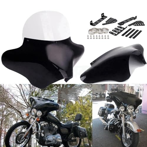 Kit de carénage phare moto batwing finition premium pour Softail et Fatboy
