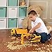 Toy To Enjoy Construction Toys - Excavator & Dump Truck Toy for Kids (Set of 2) – Moveable Claw & Lifting Back – Garbage Truck & Bulldozer Digger – Construction Vehicles for Boys & Kids