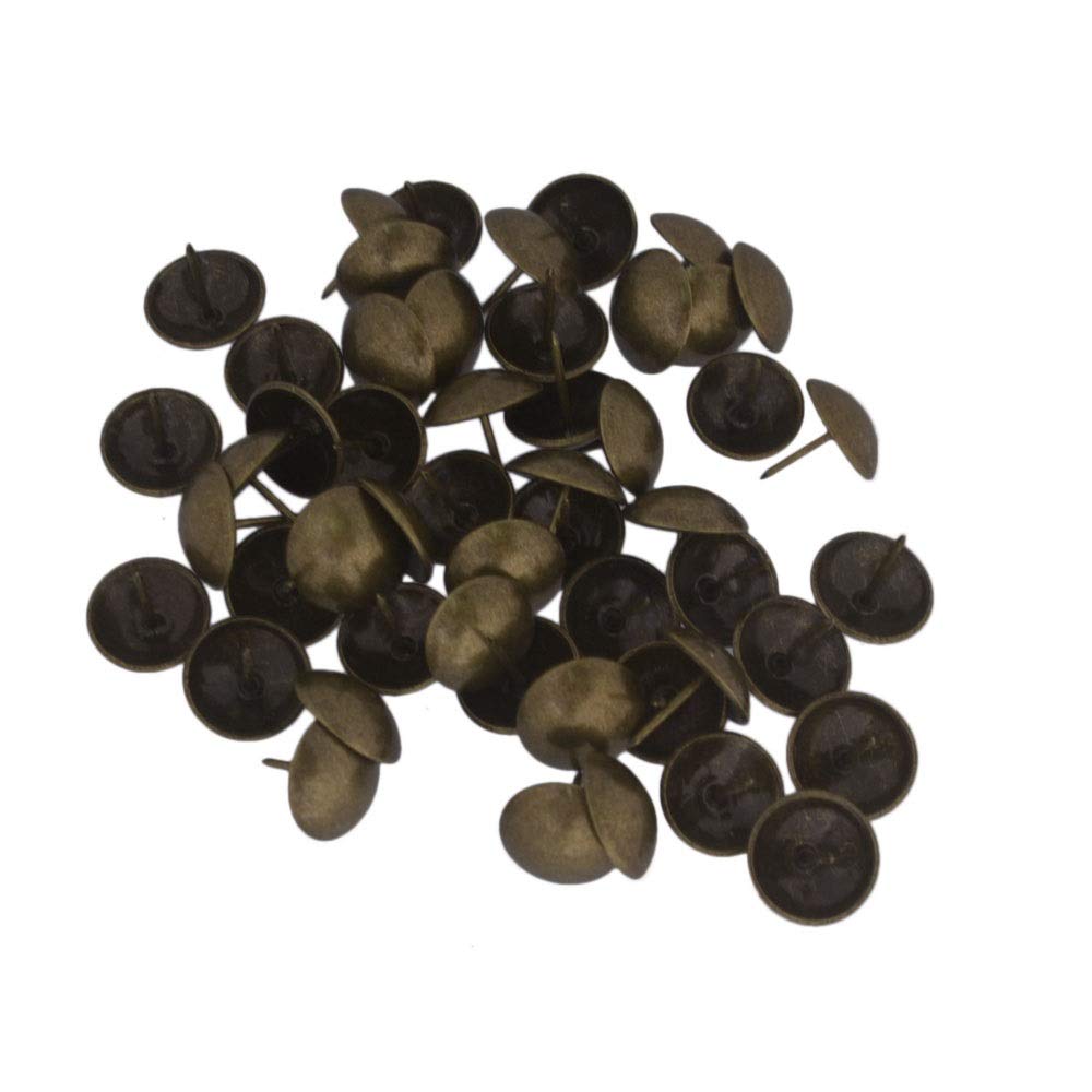 Goujons mobilier ancien bronze 19 x 22 mm lot de 200 clous tapissier finition premium