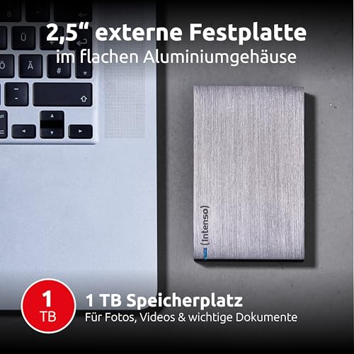 Intenso Disco Rigido Esterno Usb 3.0 2,5'' 1Tb Alluminio - 2
