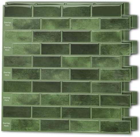 Art3d 10-Sheet Kitchen Backsplash Tiles Peel and Stick, Self Adhe...