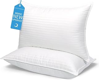 COZSINOOR Pillows Queen Size 2 Pack for Sleeping - Bed Pillows Hotel Quality Cooling Down Alternative Microfiber Filled for Side, Back and Stomach Sleepers, Skin-Friendly Breathable - Amazon product rated Grade A