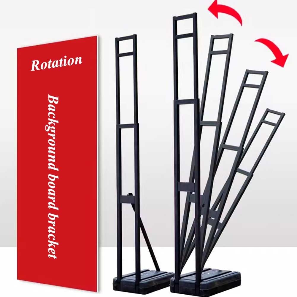 Soporte De Pedestal para Carteles Altura Ajustable para Carteles De hasta 77" Soporte De Suelo Resistente para Carteles Base De Inyección De Agua para Carteles KT, Espuma(2PCS)
