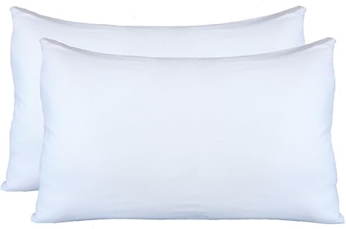 Miniatura 9 de Fundas de almohada elásticas de punto con cremallera invisible, tamaño universal para todas las almohadas de tamaño King, Queen y estándar, rayón