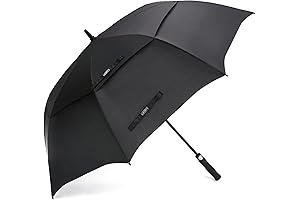 47/54/62/68 Inch Umbrella Anti-Windproof Rain Umbrellas Oversize Extra Large Double Canopy Vented Waterproof Stick Umbrellas
