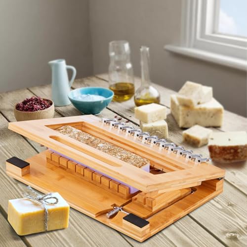 Vevor SOAP CUTTER 1-12 BARS Soap Cutter For Soap Making, Cut 1-12 Bars(1 Inch), Bamboo Soap Slicer With Steel Wire thumb #7