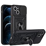 第3世代 ケース リング に適用iPhone iPhone14Proケース に適用iPhone14ケース 米軍MIL規格取得 耐衝撃 薄型 軽量 車載ホルダー対応 に適用アイフォン 14plus 14Promax第3世代 リング付き 360度回転 スタンド機能 TPU+PC 指紋防止 落下防止 擦り傷防止 取り出し易い (iphone14 Plus)