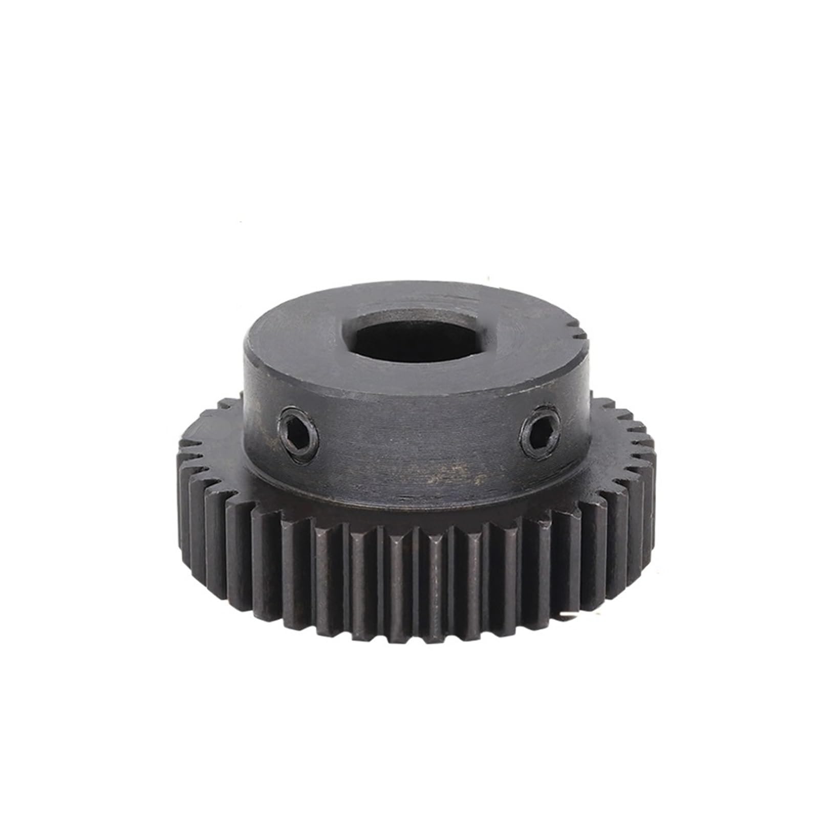 Bevel Gear Pinion Hardware Mechanical Module 1 Motor Gear 1M-40Teeth Carbon Steel Material Gear Wheel Bore Size 6/6.35/8/10/12/12.7/14/15/16/17/19/20 Mm(1M40T-Bore 15 mm)