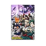 JKOSUERB My Hero Academia Anime-Poster, dekoratives Gemälde, Leinwand, Wandposter und Kunstdruck, modernes Familienschlafzimmer, Dekoration, Poster, 40 x 60 cm