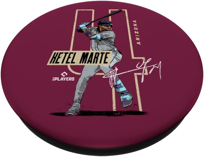 Ketel Marte | Arizona MLB Baseball Players| MLBKMA205M PopSockets Adhesive PopGrip
