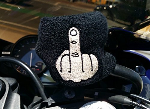 Brake Fluid Reservoir Cover Sock for Motorcycles, Sporbikes and Gifts by Moto Loot (Finger) - Thumbnail 2