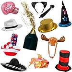 Funny Party Hats 6 Assorted Dress Up Costume & Party Hats - Image 2