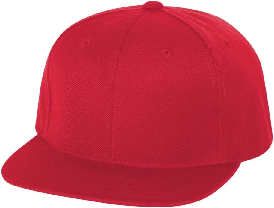 6-Panel Structured Flat Visor Classic Snapback (6089)