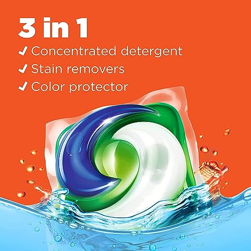 Tide Pods Laundry Detergent, Clean Breeze, 57 Pacs Capsules, 46 Ounce - 8