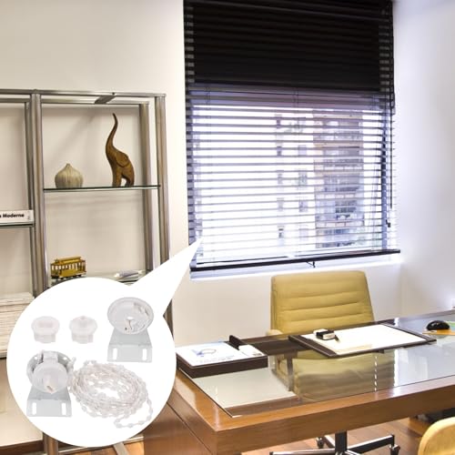 Conector de plástico blanco resistente para cortinas enrollables, soporte duradero de estor 6