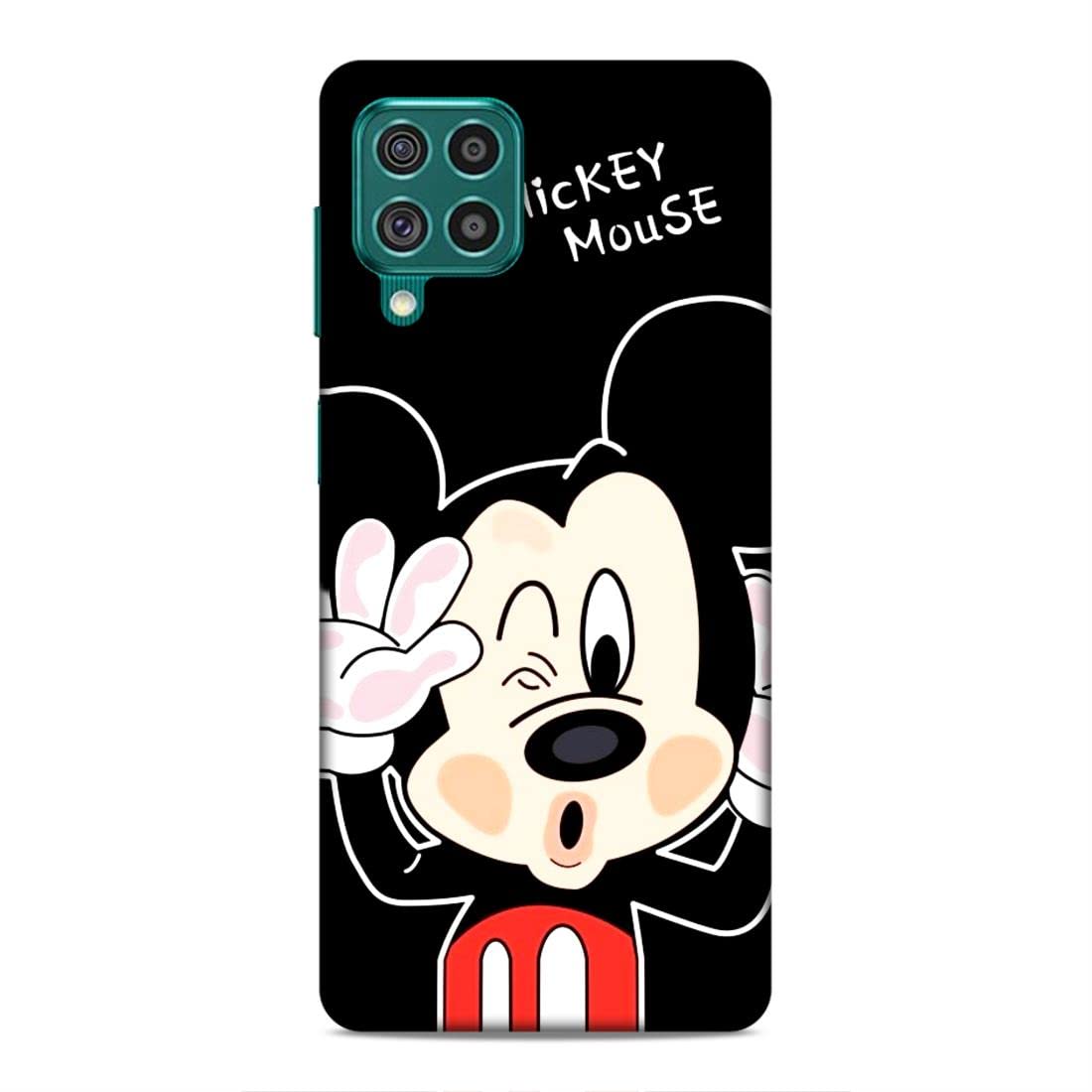 Lucent Crafts Mobile Back Cover Compatible for Samsung Galaxy M62 (Mickey Mouse Love Theme Printed) Shockproof | Lightweight | Slim-fit