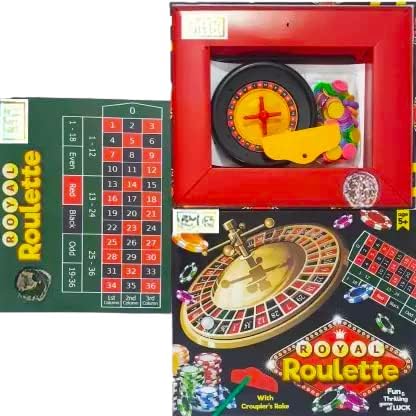 Royal Roulette Game Set – Classic Casino Style Game for Family & Friends – Fun Indoor Entertainment (Board Games)