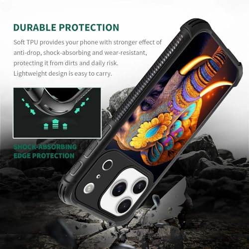 Coque iPhone 17 Pro MagSafe rigide antichoc motif éléphant
