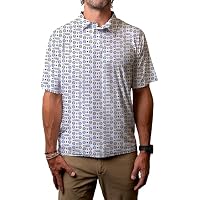 Blue 84 Philadelphia 76Ers NBA Officially Licensed Short Sleeve Performance Polo (Large, All Over Print White)