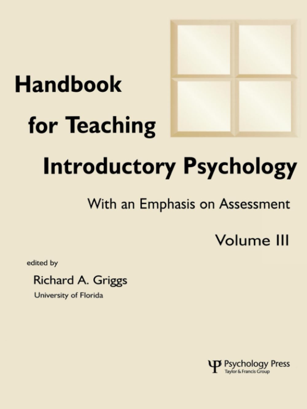 Buy Handbook for Teaching Introductory Psychology: With an Emphasis on Assessment (3) โ BookShops.in