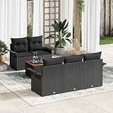 Cet ensemble de canapé de jardin est génial pour se détendre et passer du temps à l'extérieur, en te offrant un coin salon à la fois confortable et flexible